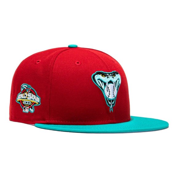 New Era Arizona Diamondbacks Captain Planet 59FIFTY Fitted Hat 01 WS Patch - Picture 4 of 6